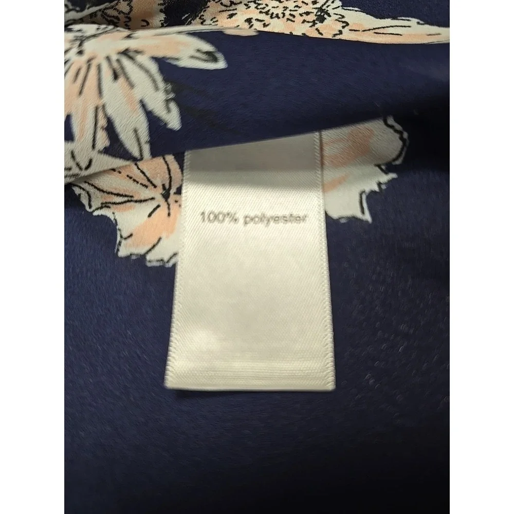 NWOT Maurices Floral‎ Sleeveless Blouse Blue Women's Cottagecore Top
